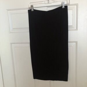 14th & Union Black Midi Pencil Skirt for Work